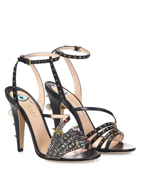 gucci jewel encrusted heels|gucci sandals clearance.